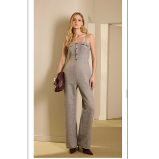 Isa Paes Tweed Jumpsuit