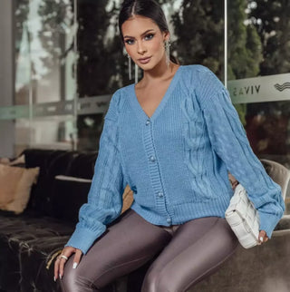 Fang Knit Cardigan with Exclusive Buttons